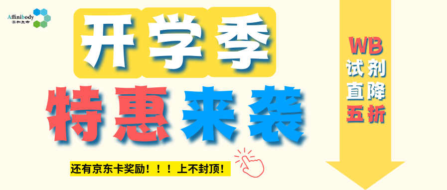 WB 试剂直降 5 折｜京东卡送不停!